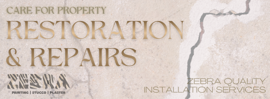 Restoration and Repairs Banner